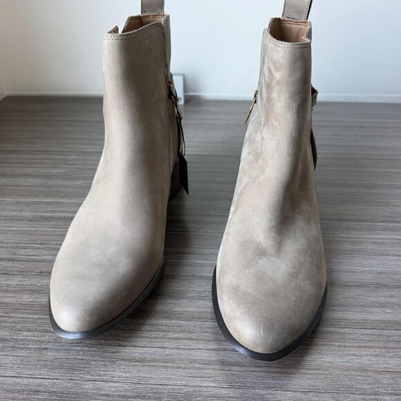 Vionic Women's Sienna Zip Up Ankle Boots Booties $180 in Stone Nubuck - Picture 9 of 12